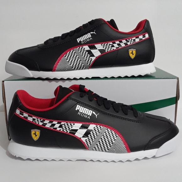 puma checkered shoes